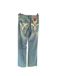 Thumbnail for Vintage Light Wash Distressed  D&G Denim