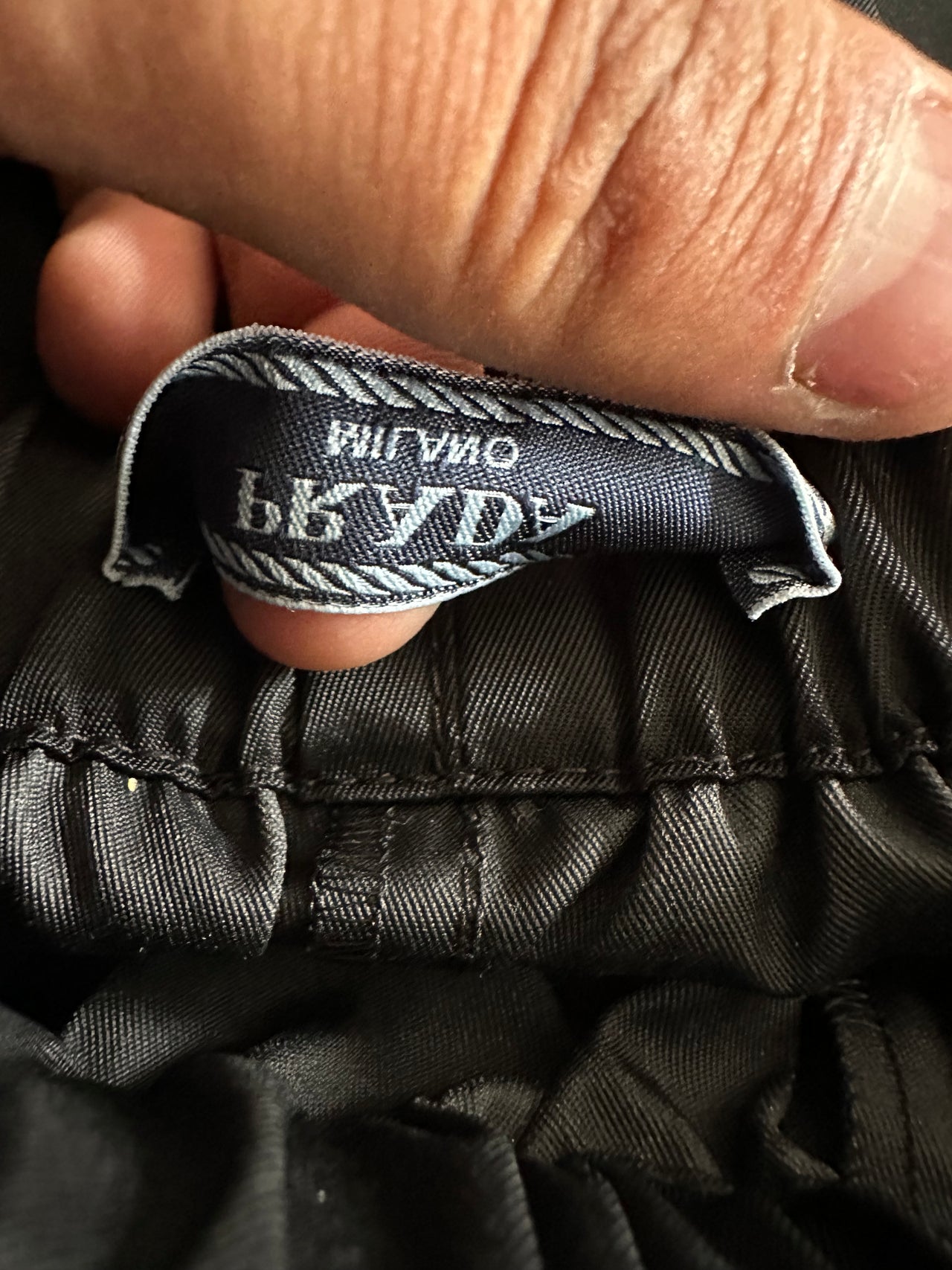 Prada Re-Nylon elasticated shorts