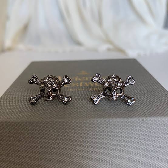 Archive Vivienne Westwood Skull Earrings