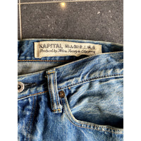 Thumbnail for Kapital Smiley Patch Embroidered Denim