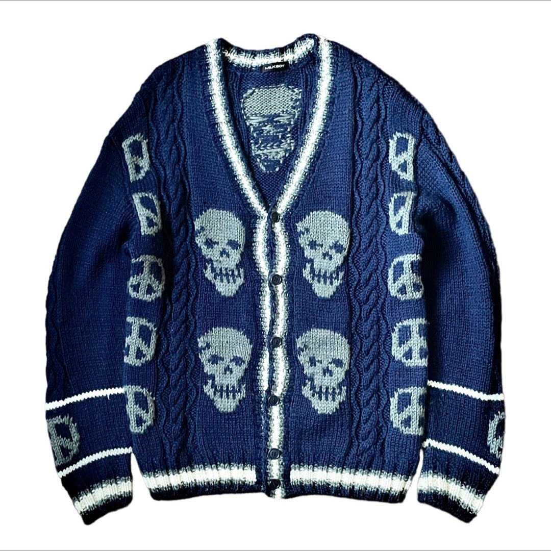 Archive Milkboy Skull Cardigan