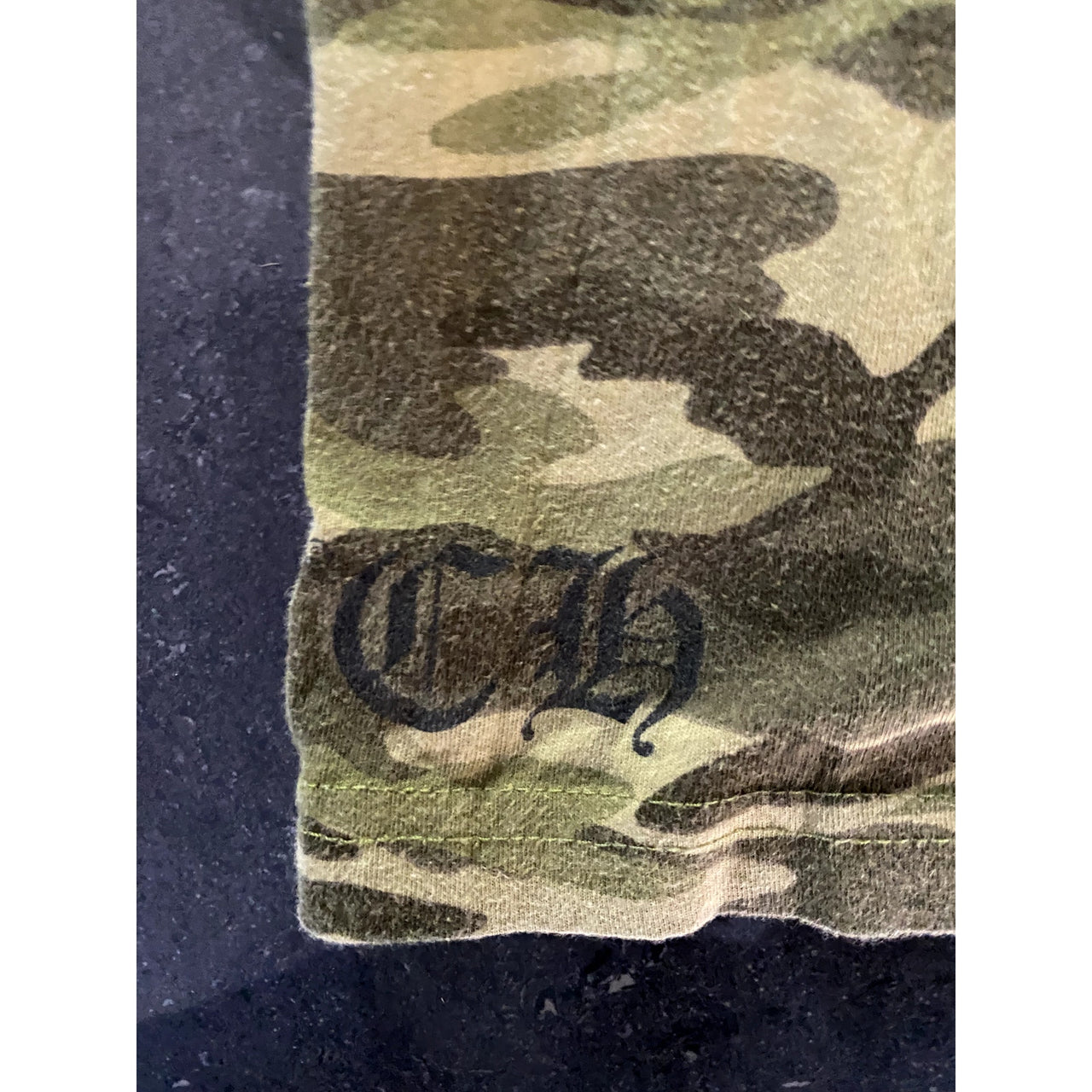 Vintage 90s Rare Chrome Hearts Camo Tee