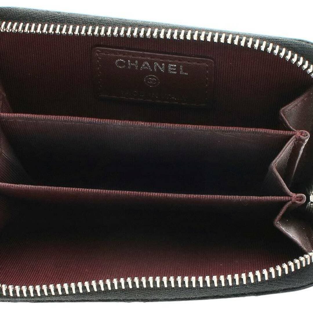 Chanel Caviar Skin Matelasse Coin Case