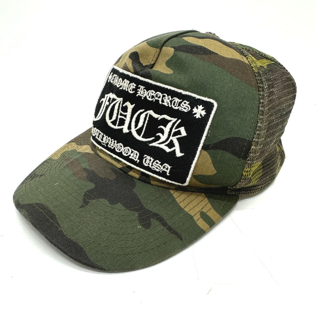 Chrome heats Camo 'FUCK' trucker Hat Snapback