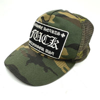 Thumbnail for Chrome heats Camo 'FUCK' trucker Hat Snapback