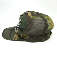 Thumbnail for Chrome heats Camo 'FUCK' trucker Hat Snapback