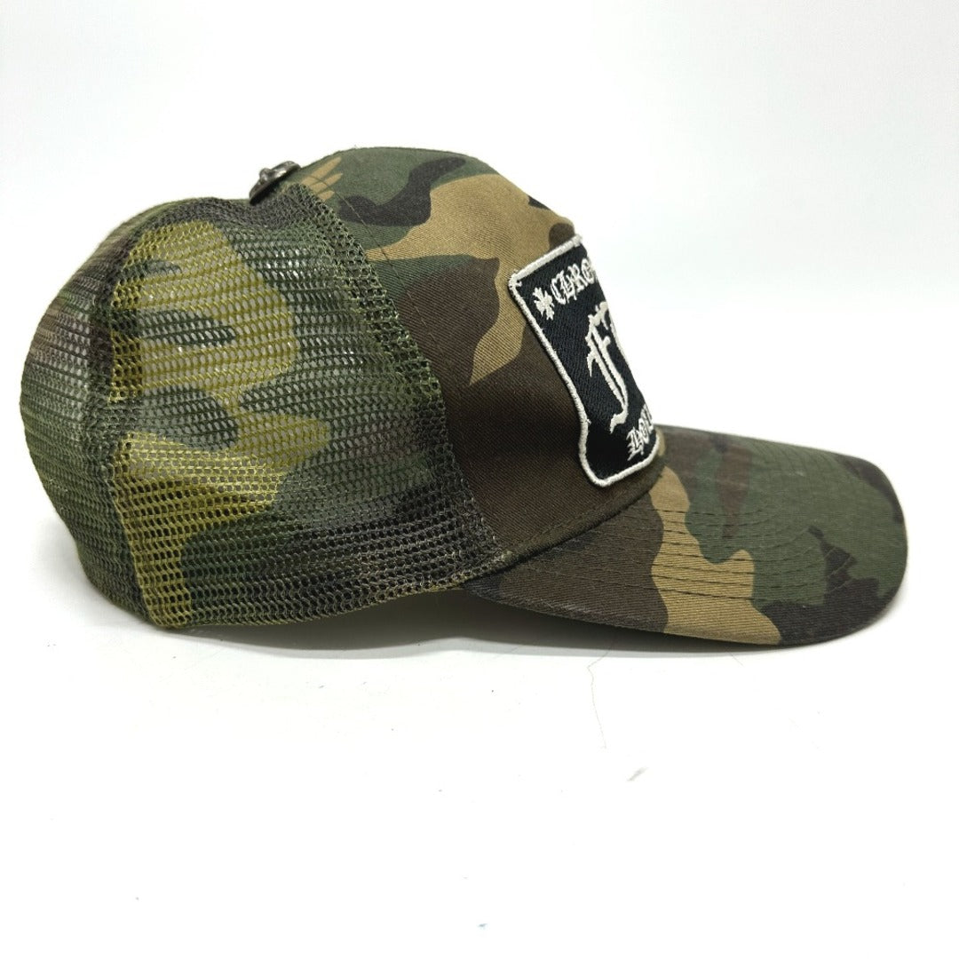 Chrome heats Camo 'FUCK' trucker Hat Snapback