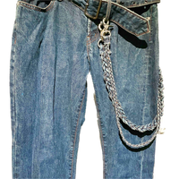 Thumbnail for Archive Jean Paul Gaultier Belted Wallet Chain Denim