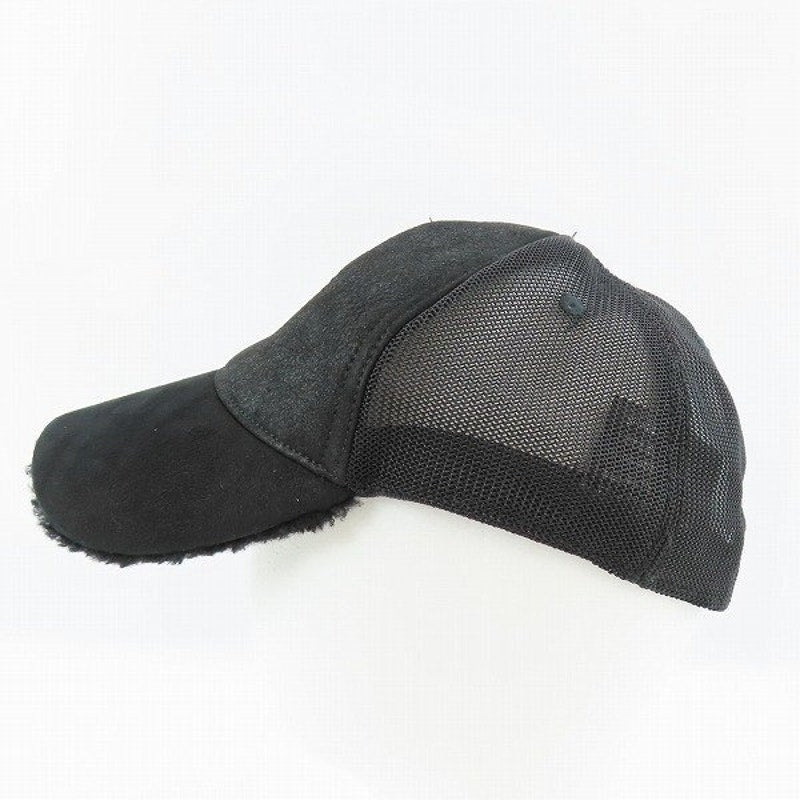 Prada sheepskin mesh cap