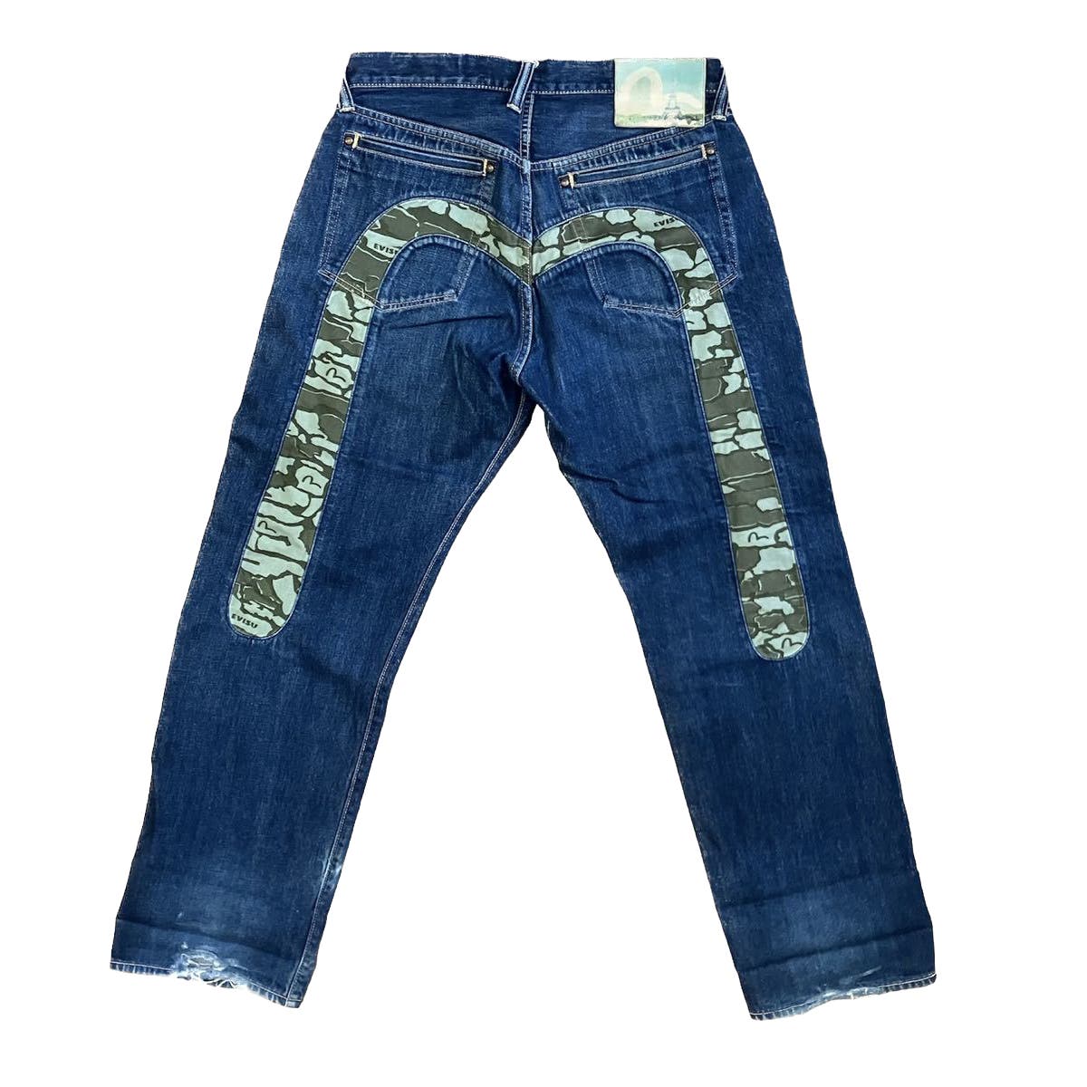 Paris Exclusive EVISU x Shioya Brothers Camo Jeans