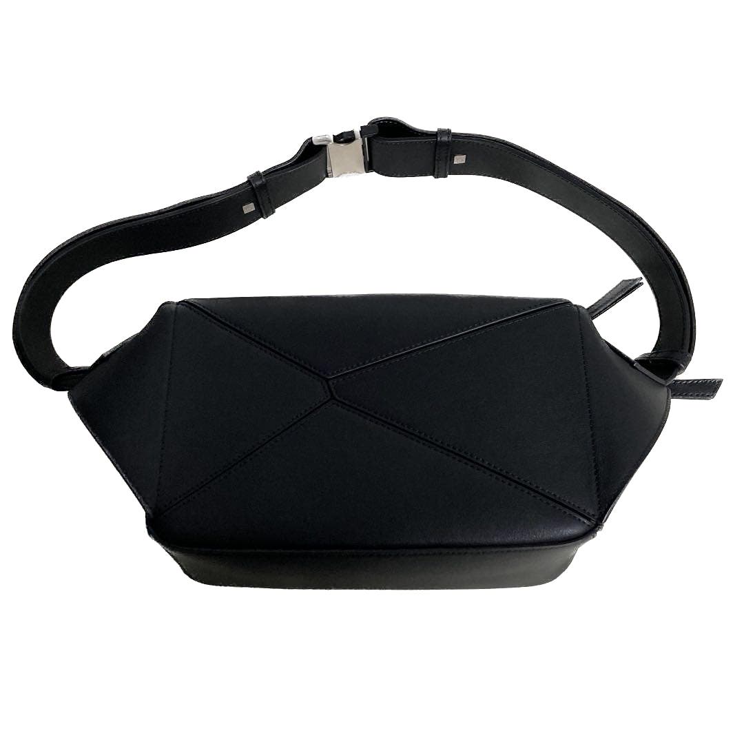 LOEWE Puzzle Small Black Body Bag