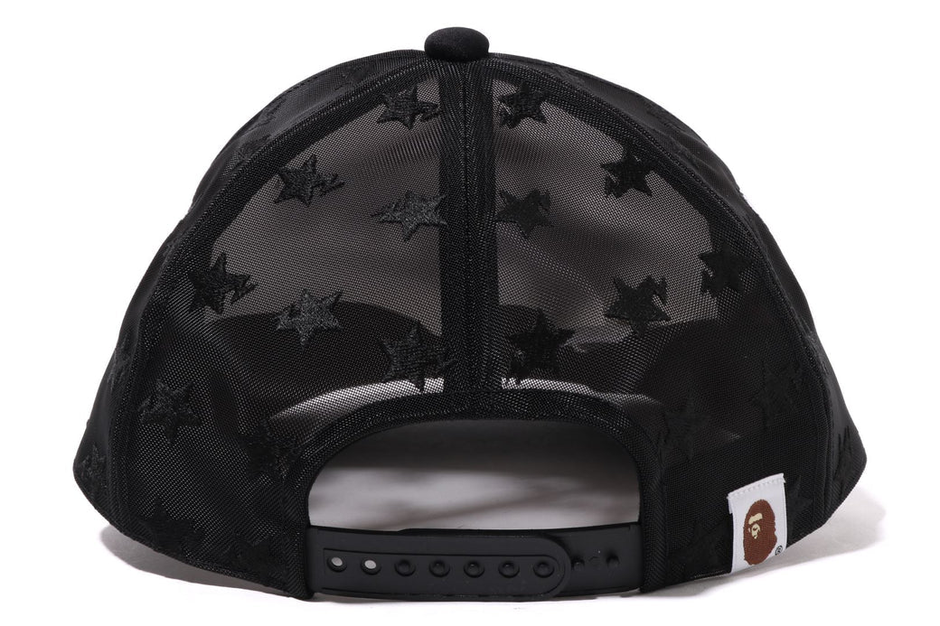 BAPE STA STAR Mesh Logo Trucker Cap