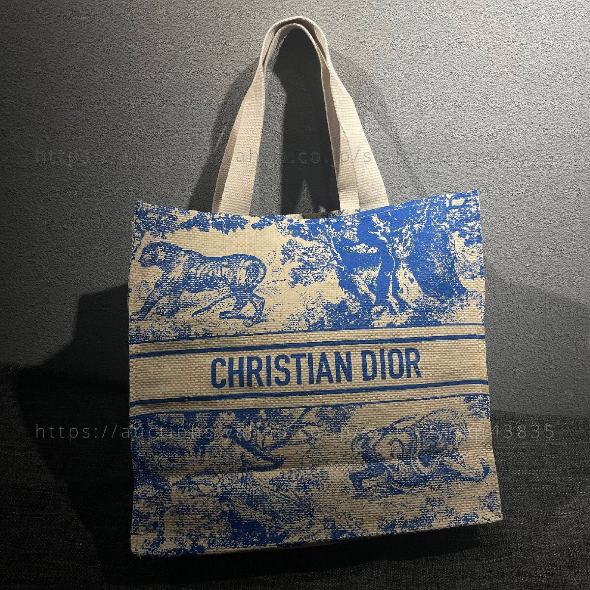 Dior VIP Woven Tote Bag