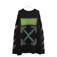 Thumbnail for OFF-WHITE 17AW Back Arrow Gradient Mohair Jumper