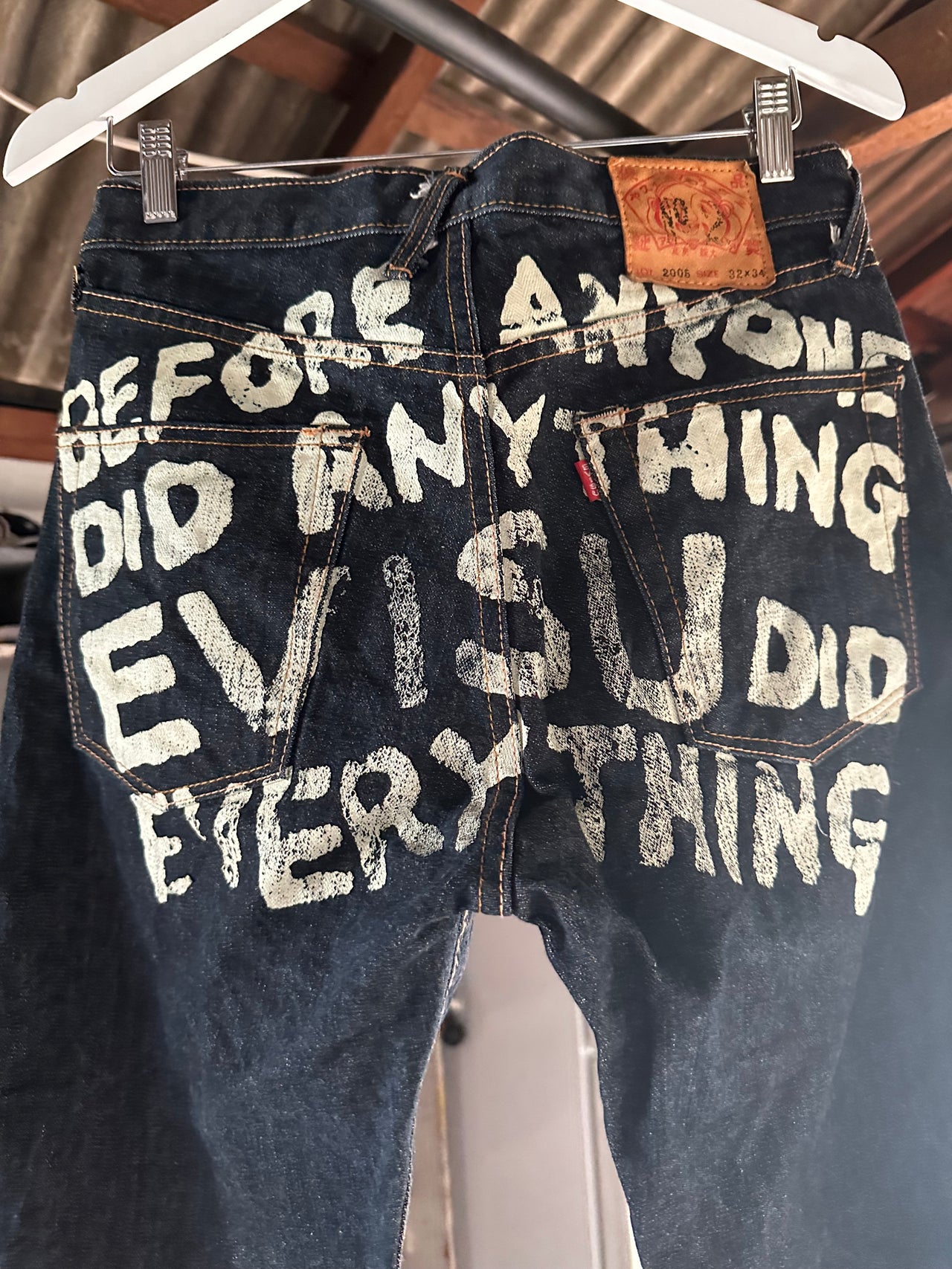 EVISU Did Everything Vintage Selvedge Denim