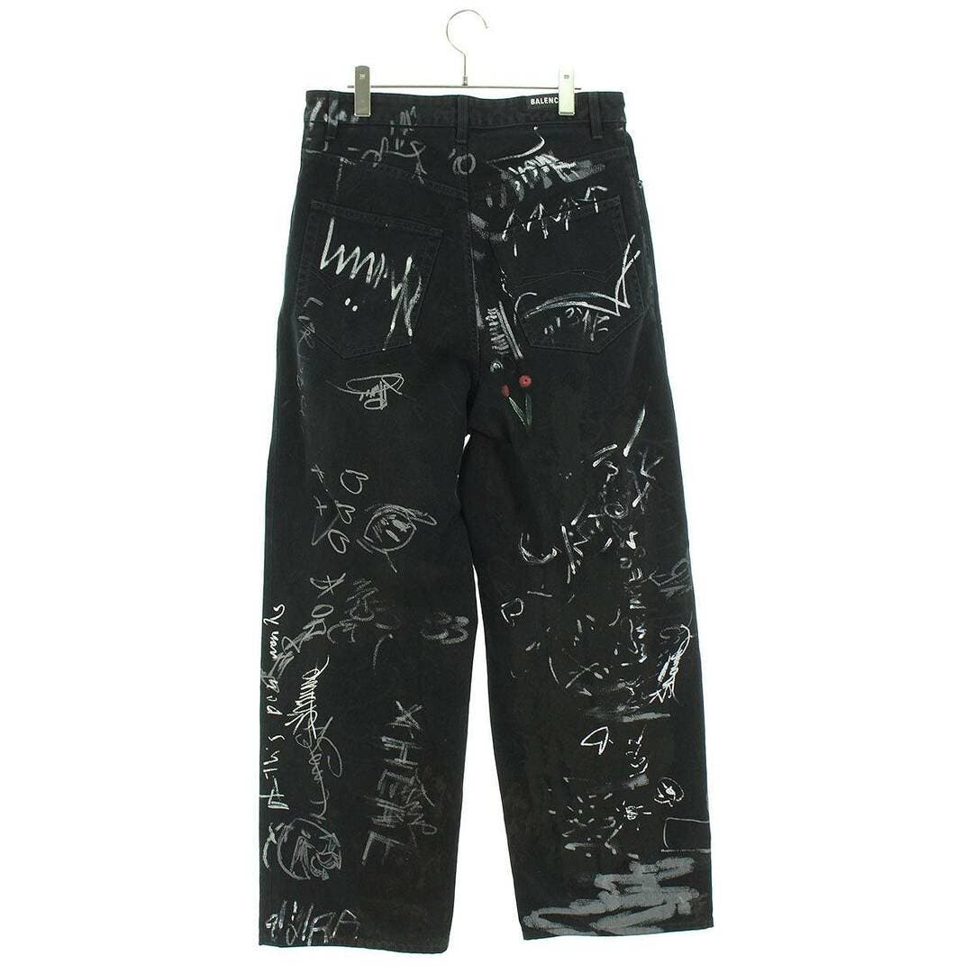 Balenciaga AW23 Graffiti baggy denim jeans