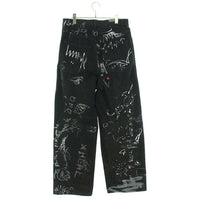 Thumbnail for Balenciaga AW23 Graffiti baggy denim jeans