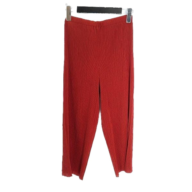 Issey Miyake Pleats Please Pants Red