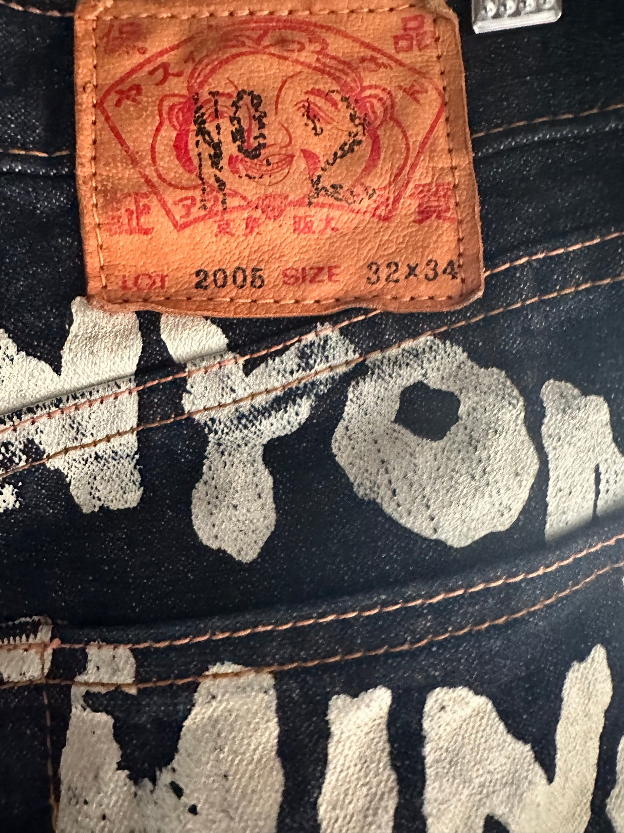 EVISU Did Everything Vintage Selvedge Denim