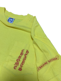 Thumbnail for Chrome Hearts Neon Yellow Logo Tee