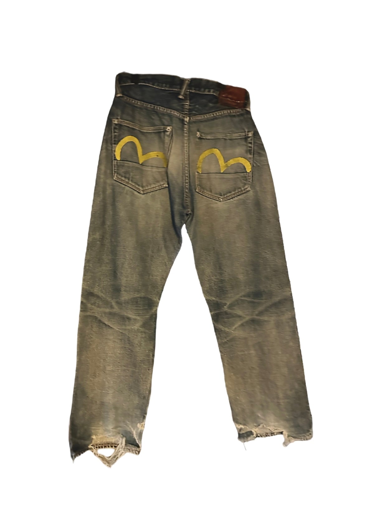 Evisu selvedge Vintage Yellow Daicock denim