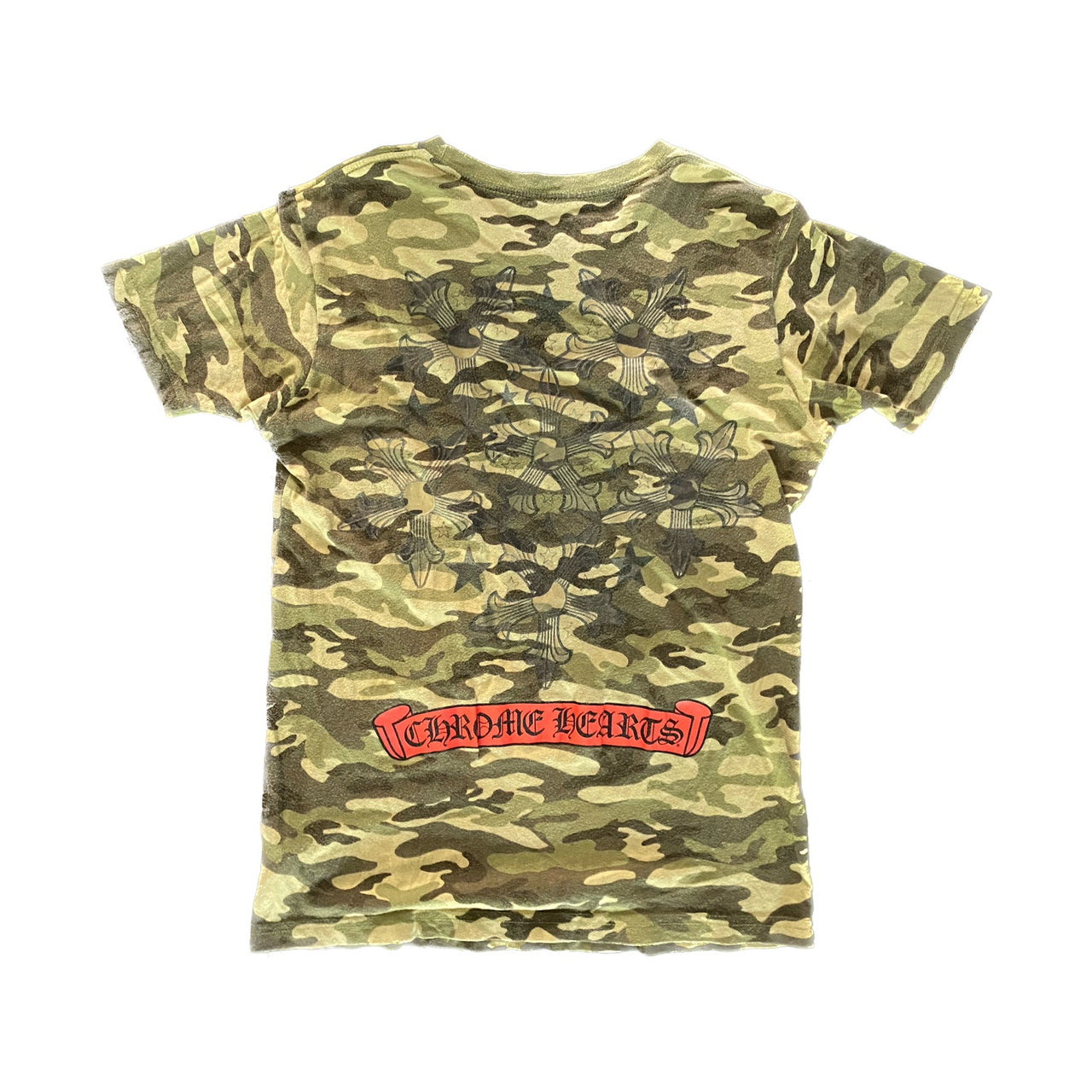 Vintage 90s Rare Chrome Hearts Camo Tee