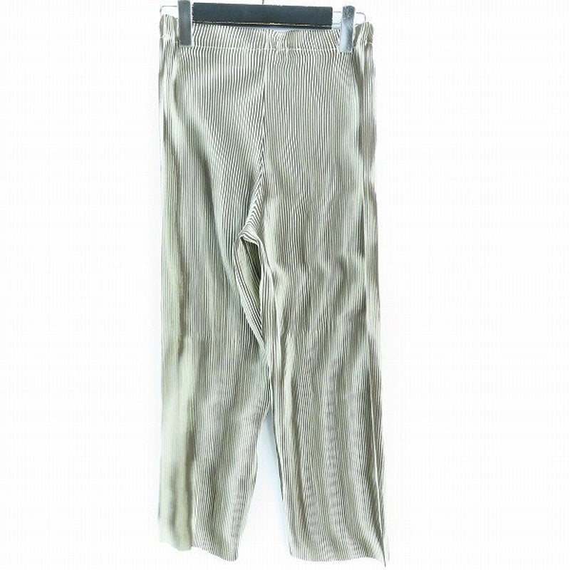 Issey Miyake Wave Pattern Pleated Easy Pants