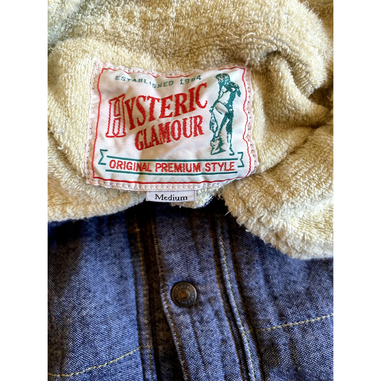 Hysteric Glamor Wooly Sherpa Trucker Jacket