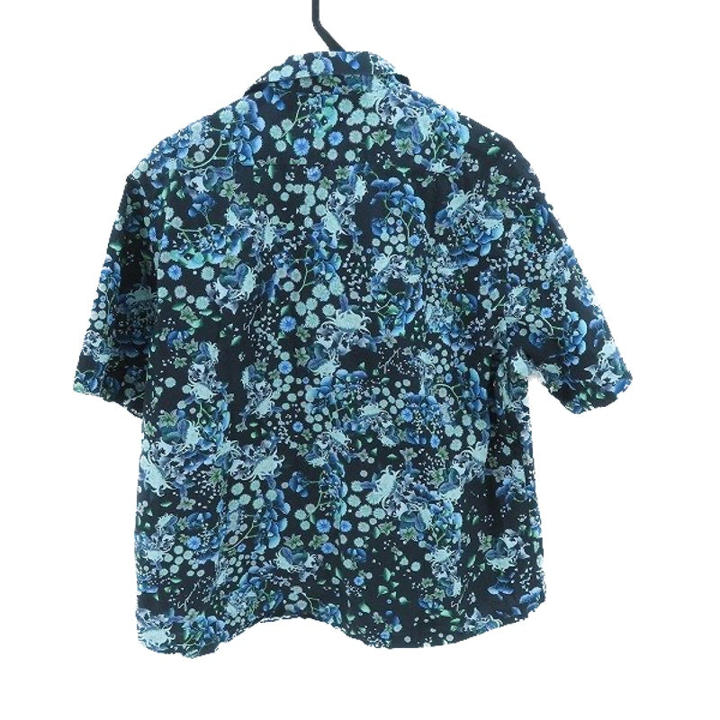 Givenchy Camp-Collar Floral Printed Shirt