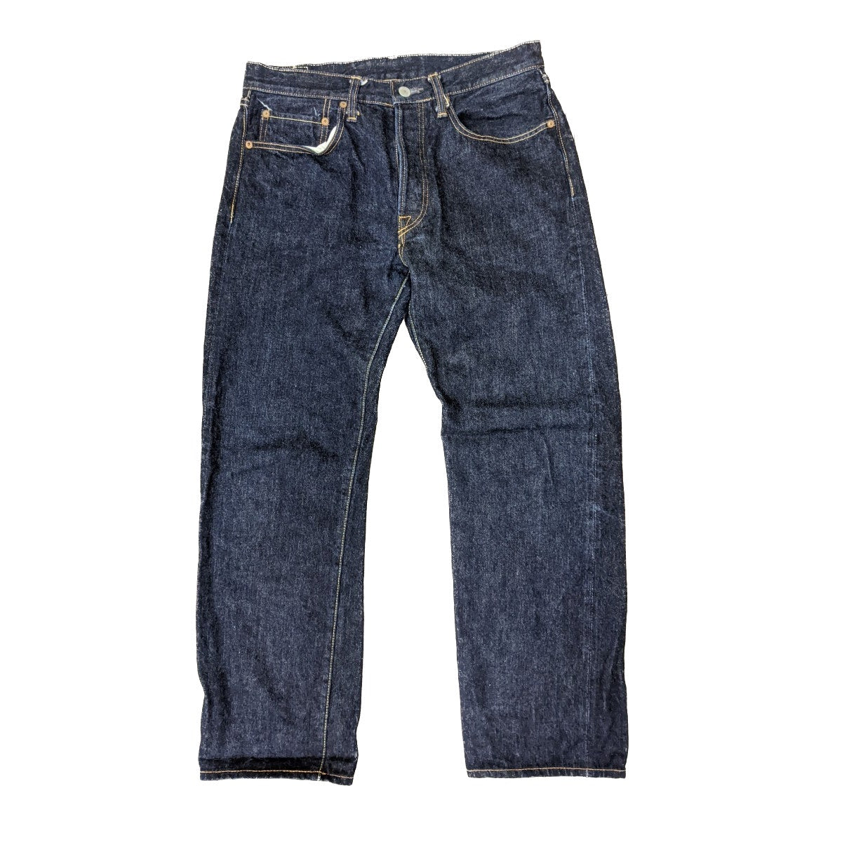 Kapital Rivet Selvedge Button Dark Blue Denim