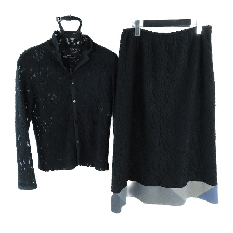 Tricot Comme des Garcons Lace Jacket and skirt Set