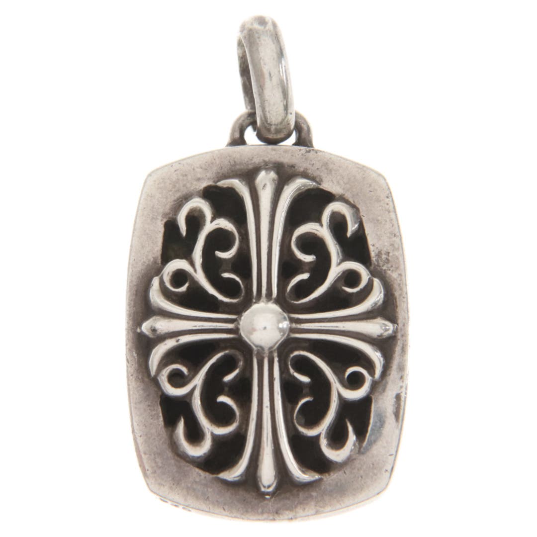 Chrome Hearts Cemetery Cross Small Dog Tag Pendant