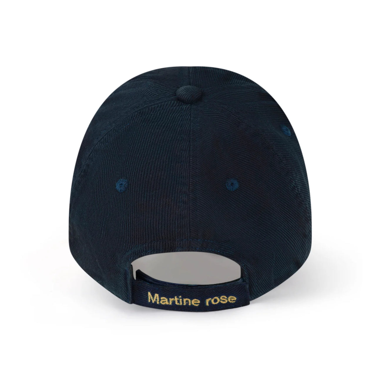 Martine Rose Cut-Off Beak Logo Cap