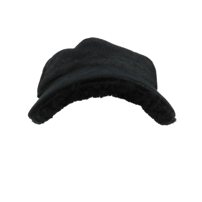 Prada sheepskin mesh cap