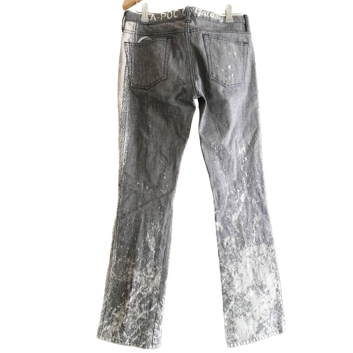 ISSEY MIYAKE A-POC Jacquard Denim Jeans