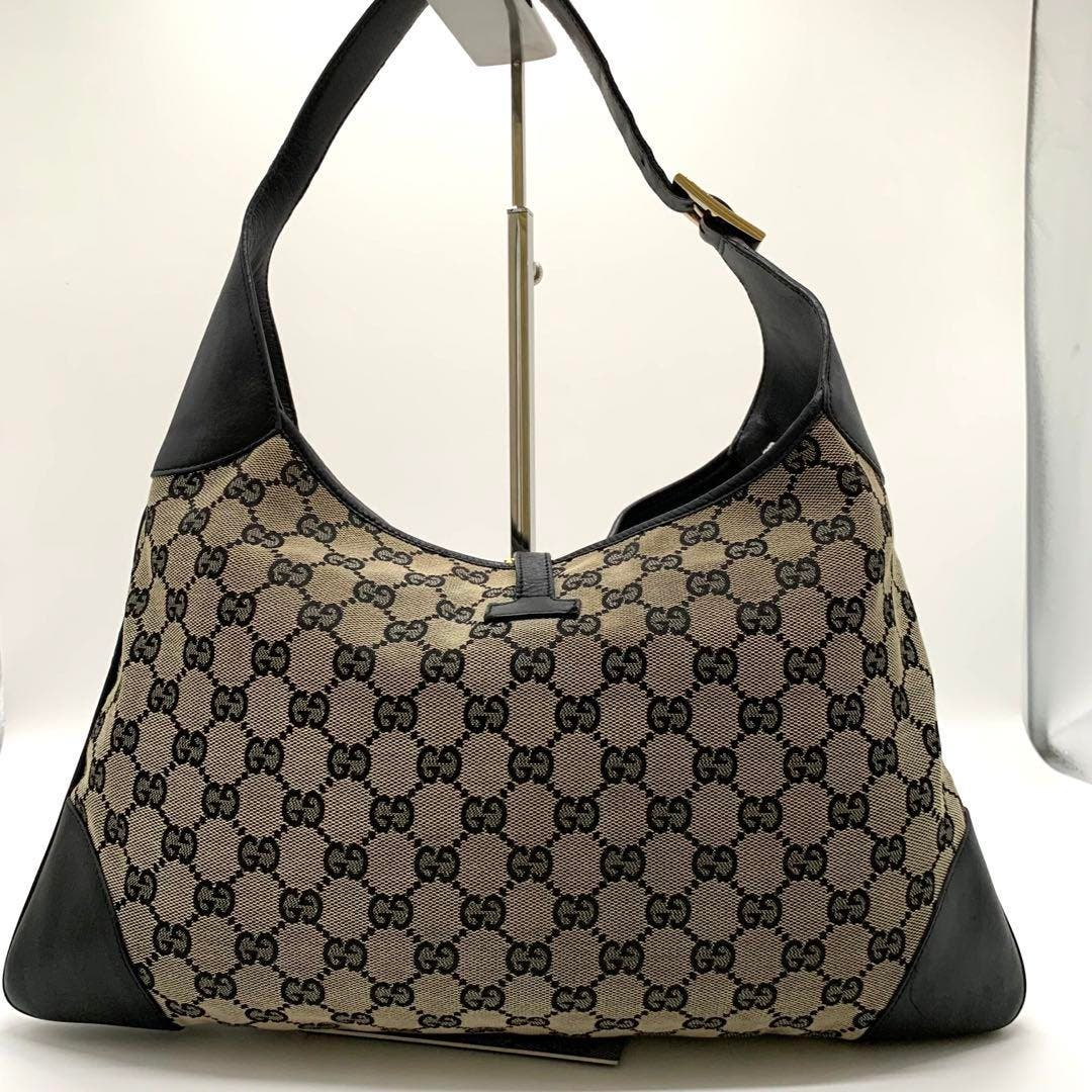 Gucci GG Monogram Kandensky Jackie Shoulder Bag Leather