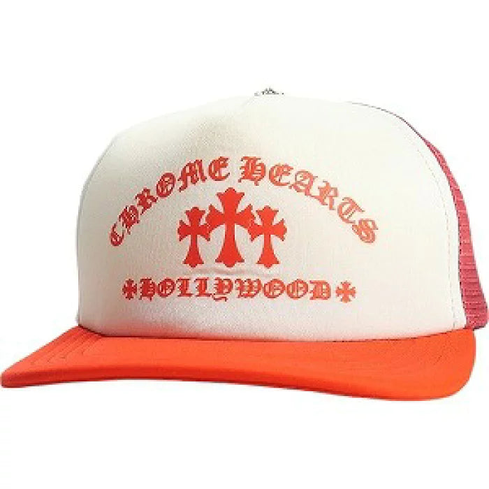 CHROME HEARTS King Taco Triple Cross Hollywood Mesh Cap