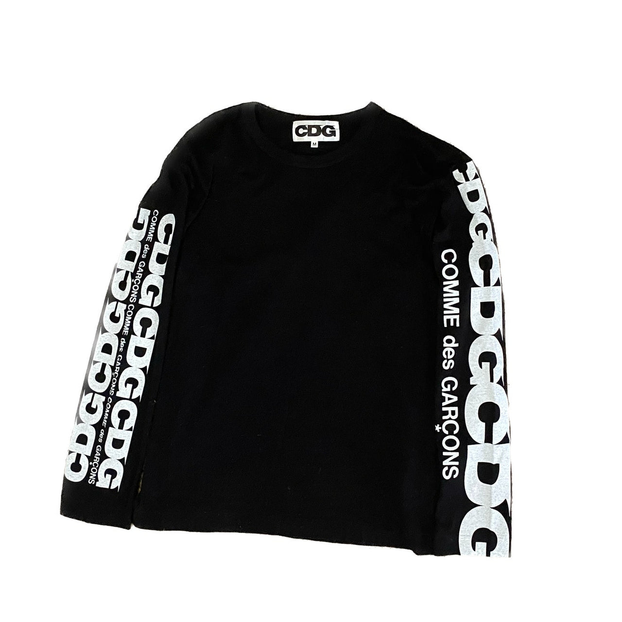 Cdg COMME des GARCONS Black Graphic Logo Longsleeve Tee