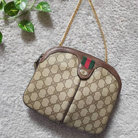 Thumbnail for VIntage Gucci GG Sherry Shoulder Pochette Pouch Crossbody Bag