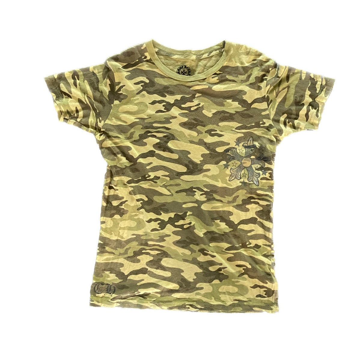 Vintage 90s Rare Chrome Hearts Camo Tee