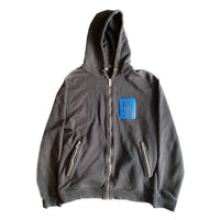 Thumbnail for 15AW Raf Simons robot hand hoodie back print with RS patch zip up sweatshirt hoodie