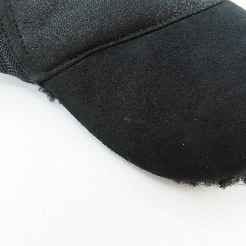 Prada sheepskin mesh cap