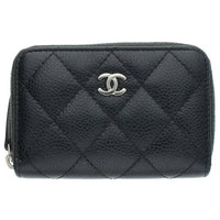 Thumbnail for Chanel Caviar Skin Matelasse Coin Case