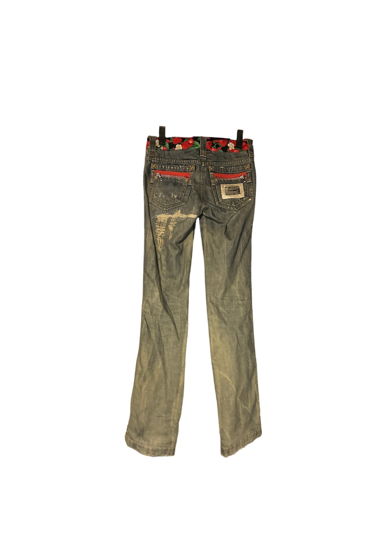 Vintage D&G  Distressed Rose Denim