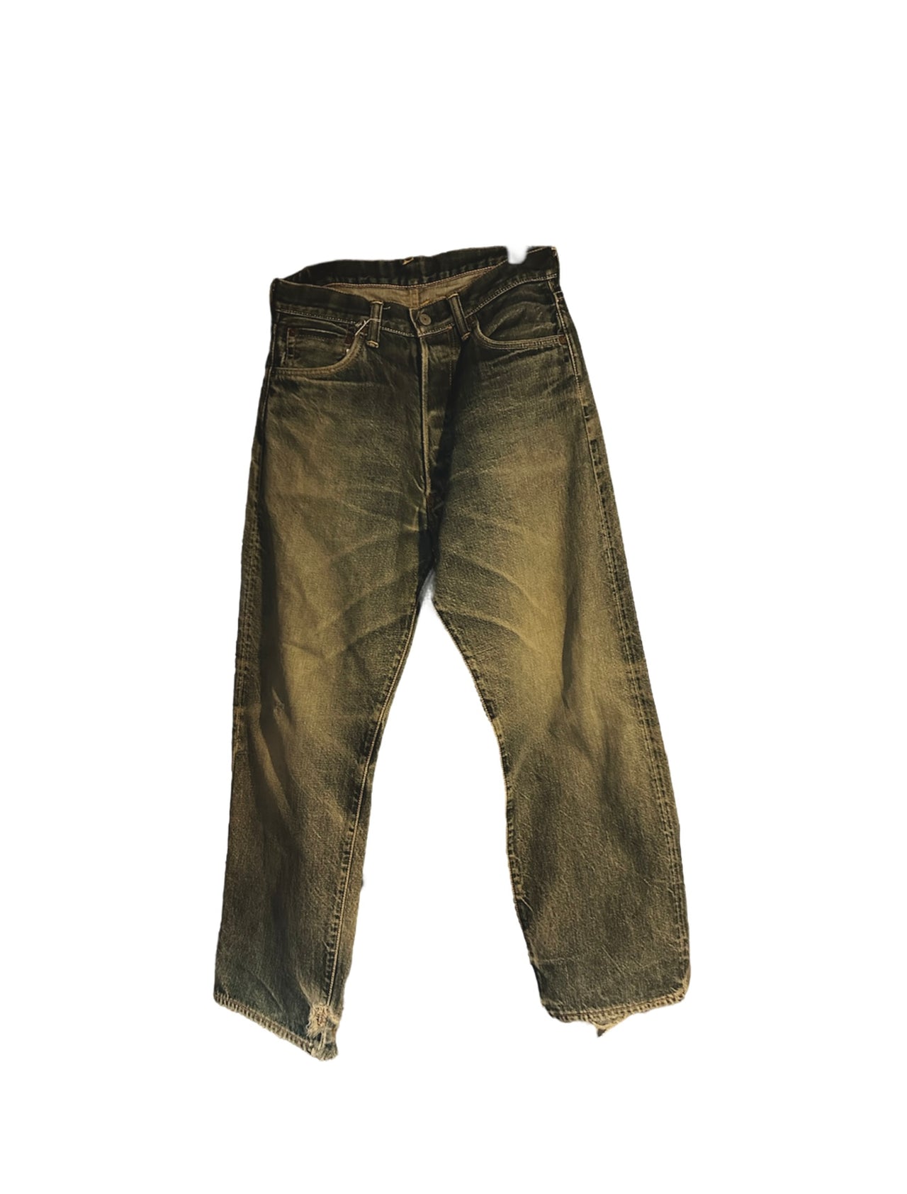 Evisu selvedge Vintage Yellow Daicock denim