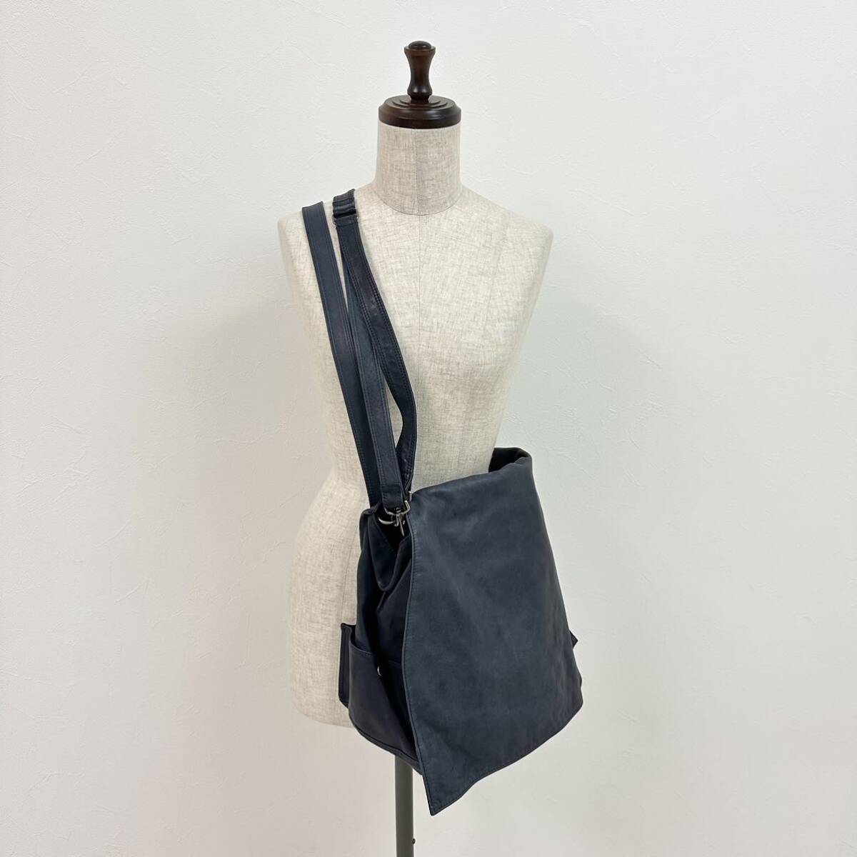 Y's Yohji Yamamoto Leather Shoulder Bag Messenger