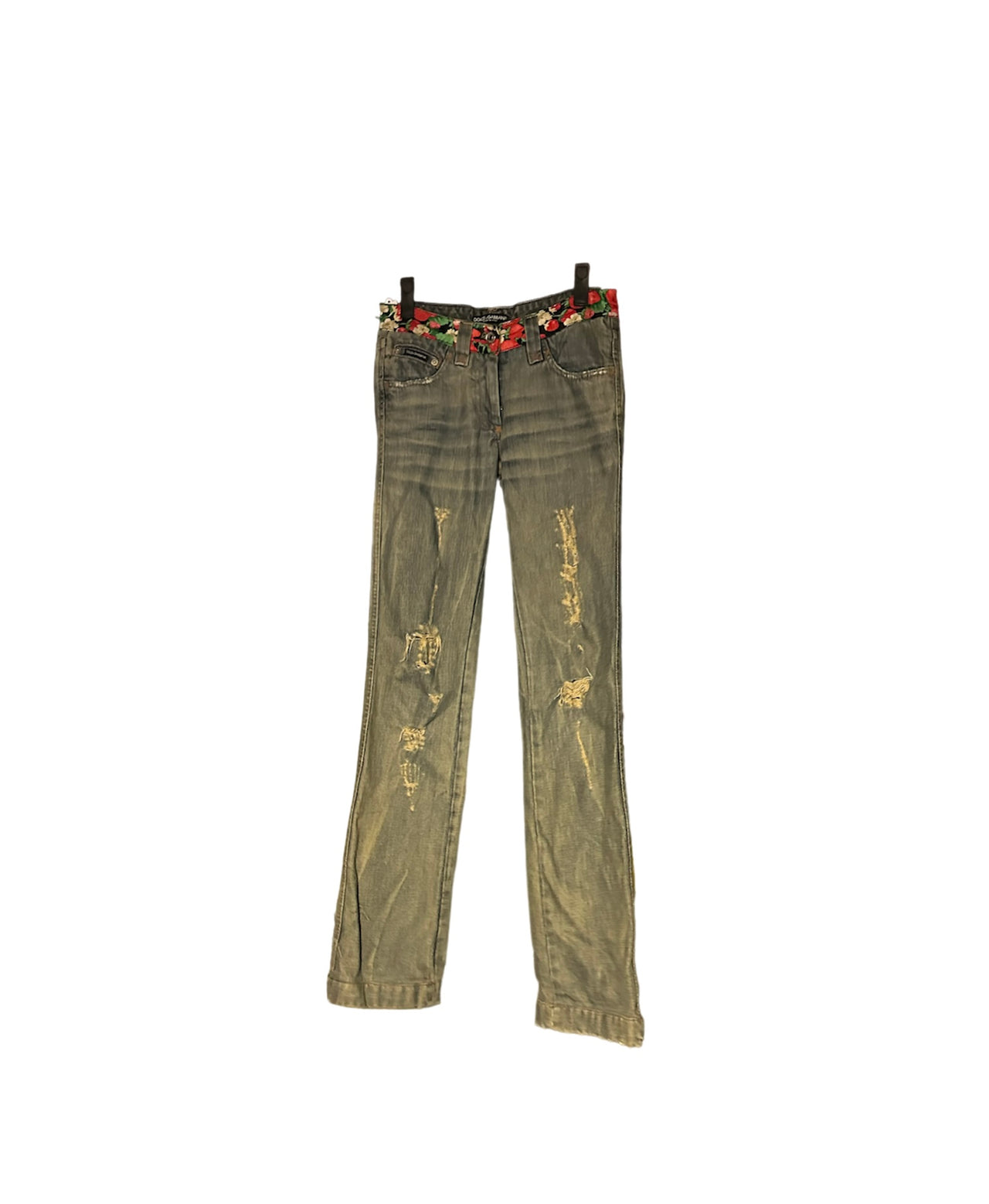 Vintage D&G  Distressed Rose Denim