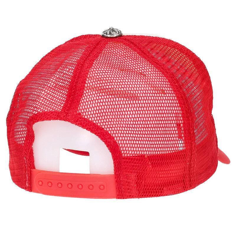 Chrome heats Red 'FUCK' Trucker Snapback Cap