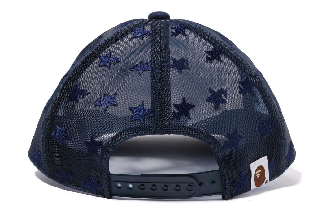 BAPE STA STAR Mesh Logo Trucker Cap