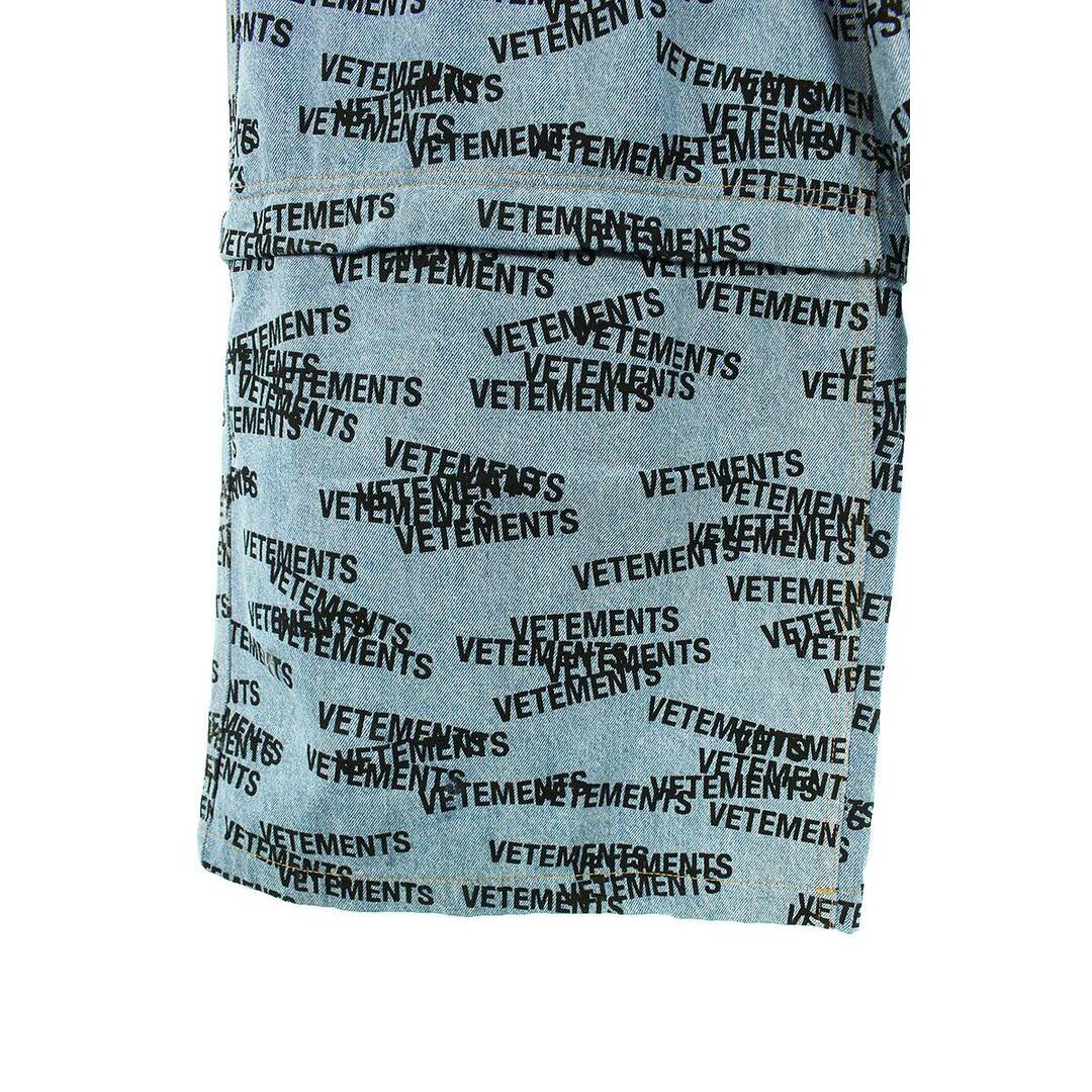 VETEMENTS SS23 ALLOVER logo Transformer Cargo Denim